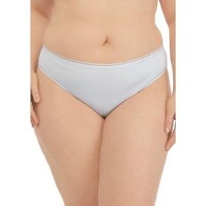 Calvin Klein Leo Bikini Panties Pale Blue Nylon 1X